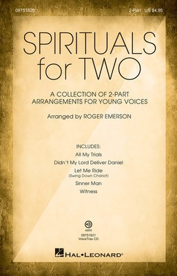 Spirituals for Two - Roger Emerson Hal Leonard VoiceTrax CD CD