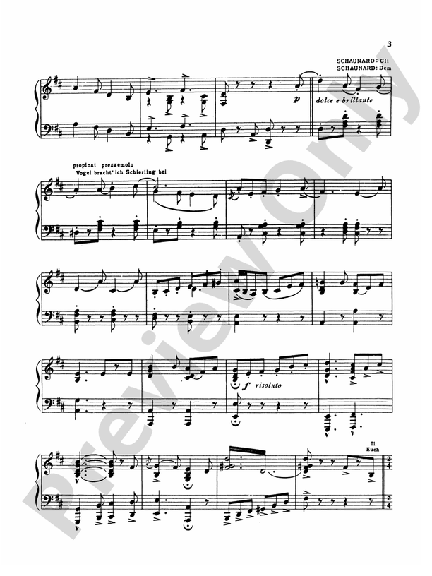 Puccini - La Boheme Fantasy (Transcr. Bernhard Wolff) - Piano Solo (Digital Download)