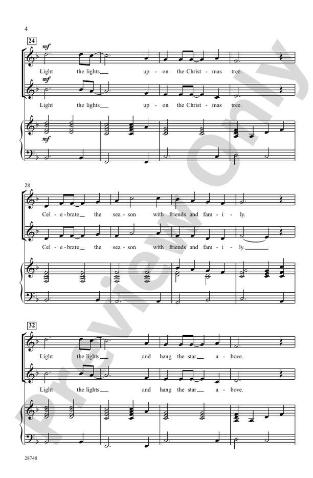 Light the Lights – 2-Part Choral Octavo (Digital Download)