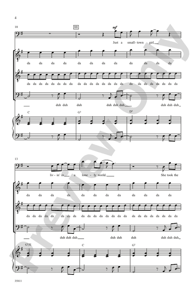 Don't Stop Believin' – TTB Choral Octavo (Digital Download)