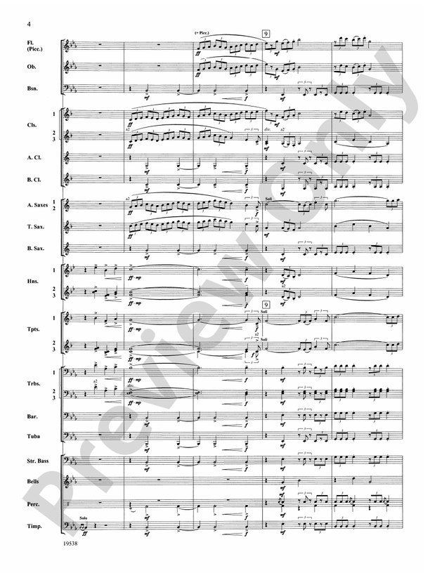 Lindbergh's Triumph - Concert Band Conductor Score & Parts (Digital Download)
