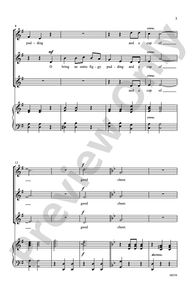 Figgy Pudding! – SSA Choral Octavo (Digital Download)