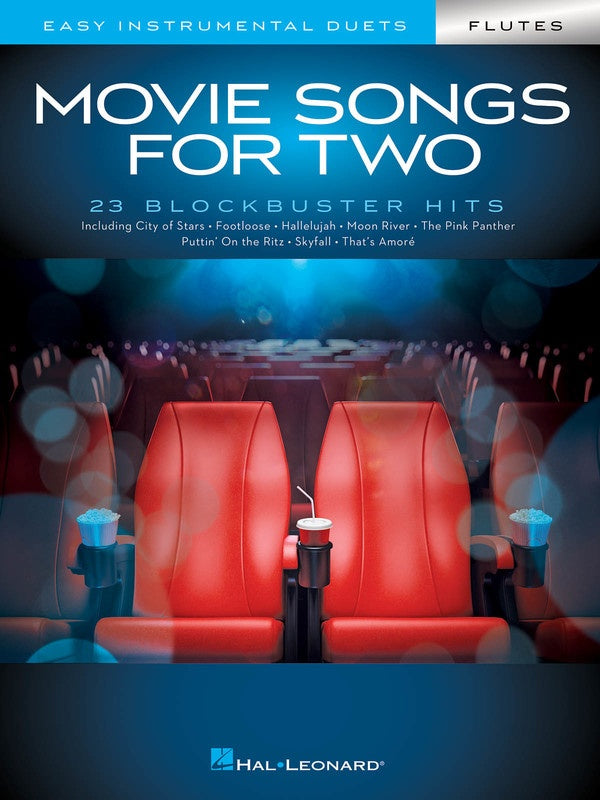 Movie Songs For Two Flutes - Easy Instrumental Duets - Hal Leonard