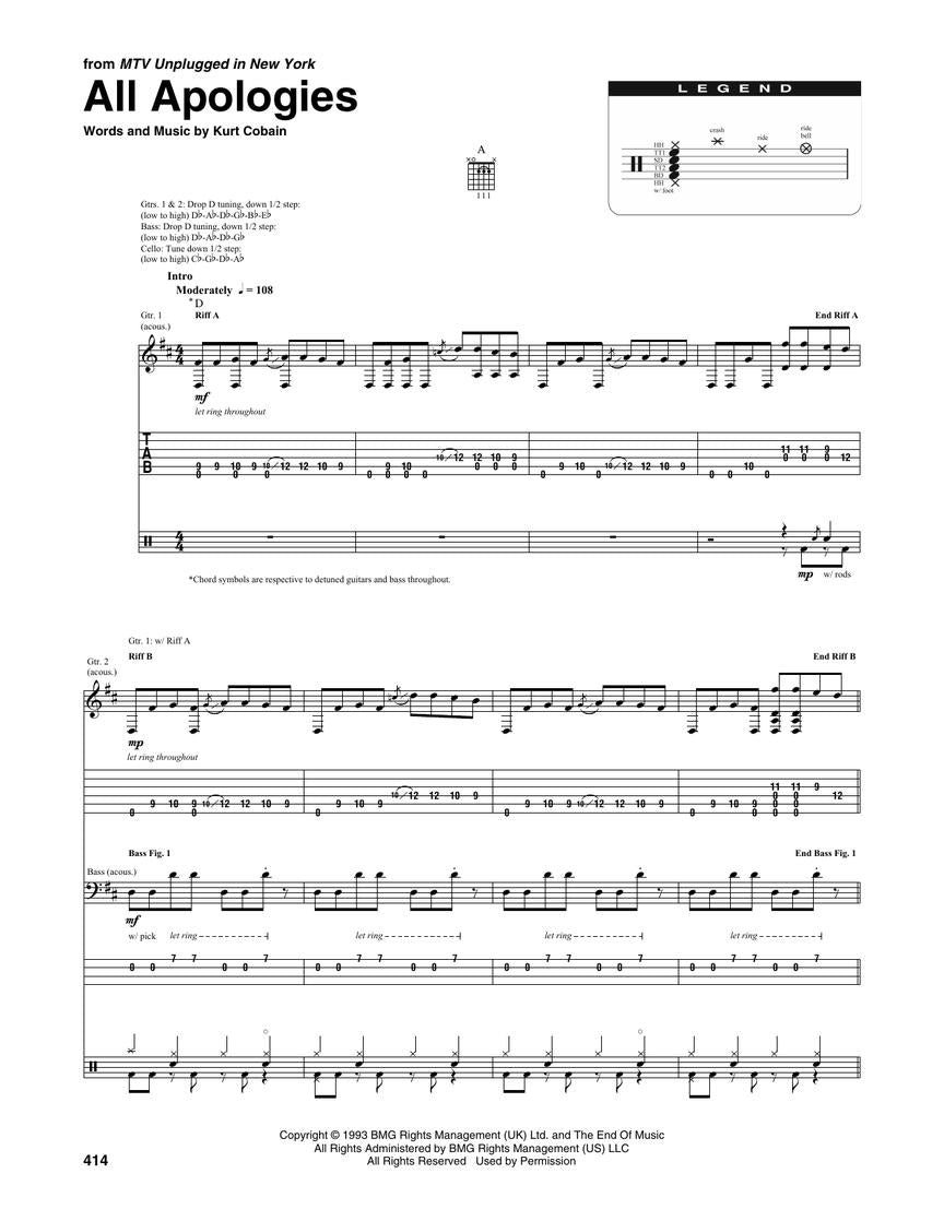 Nirvana - The Complete Scores 1158009