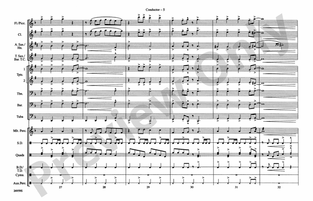 Paint It Black (Arr. Mike Story) – Marching Band Conductor Score & Parts (Digital Download)
