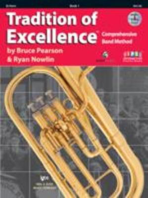 Tradition of Excellence Book 1 - Eb Horn - Eb Tenor Horn Bruce Pearson|Ryan Nowlin Neil A. Kjos Music Company /DVD