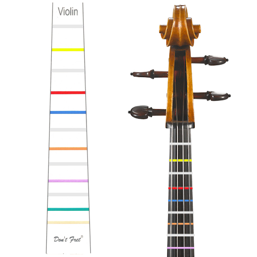 Don't Fret Violin 3/4 Size - Finger Placement Decal