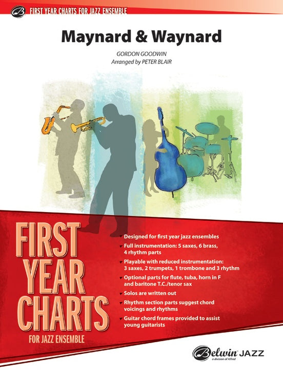 Maynard & Waynard - Jazz Ensemble Conductor Score & Parts(Digital Download)