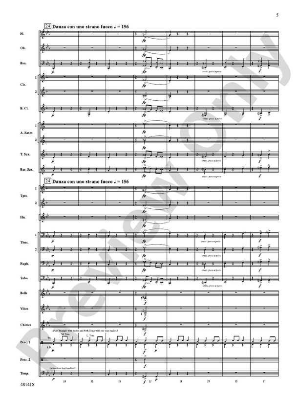 The Offerings of Nadab and Abihu - Concert Band Conductor Score & Parts (Digital Download)