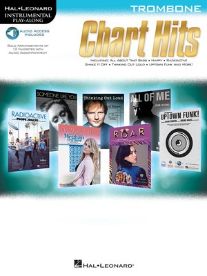Chart Hits Instrumental Play-Along - Trombone/Audio Access Online Hal Leonard 146213
