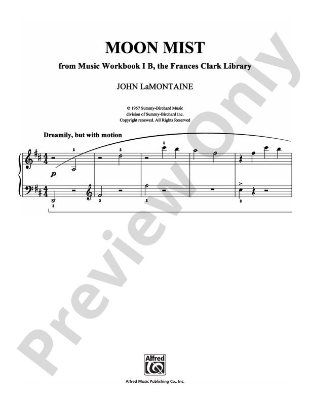 Moon Mist - DSM-PS-0009706 - Easy Piano (Digital Download)