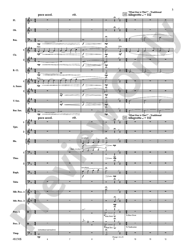 Journey of the Magi (Grade 2.5) - Concert Band Conductor Score & Parts (Digital Download)