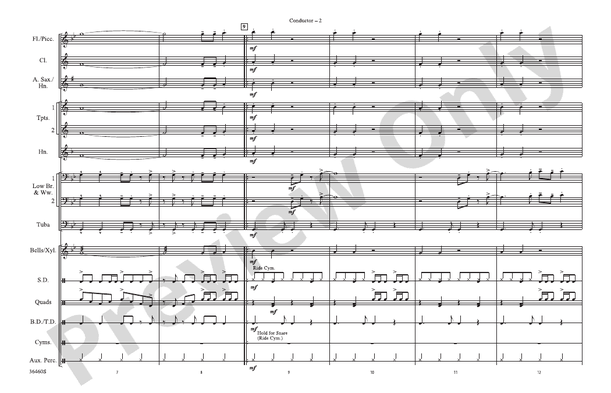 Separate Ways (Worlds Apart) – Marching Band Conductor Score & Parts (Digital Download)