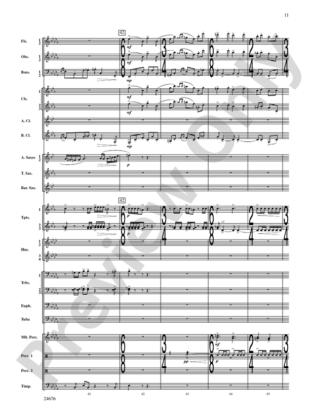 As a Wind from the North - Concert Band Conductor Score & Parts (Digital Download)