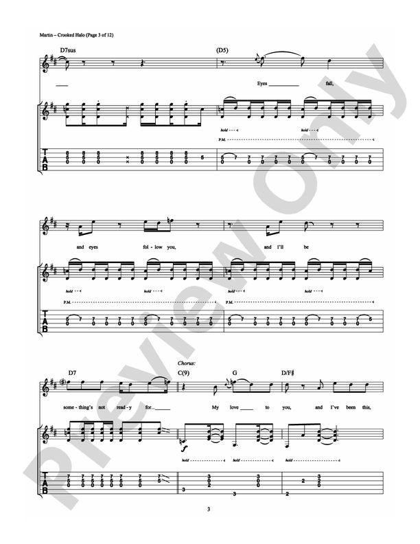 Crooked Halo - Guitar TAB (Digital Download)