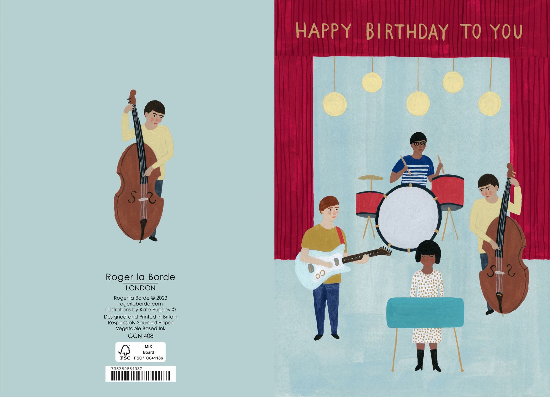 Greeting Card Happy Birthday to You The Band