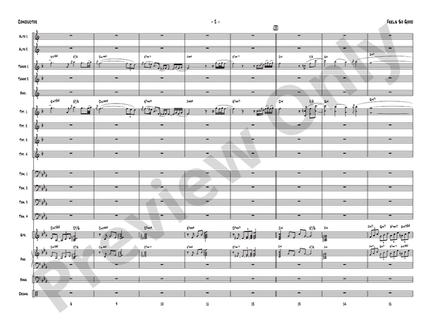 Feels So Good (Arr. Victor Lopez) – Jazz Ensemble Conductor Score & Parts (Digital Download)