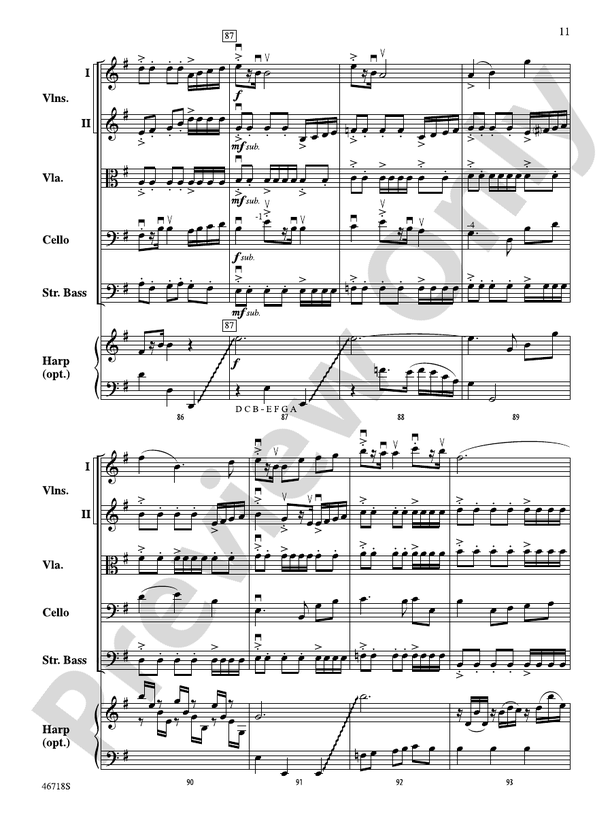 North of the Mountain - String Orchestra Conductor Score & Parts (Digital Download)