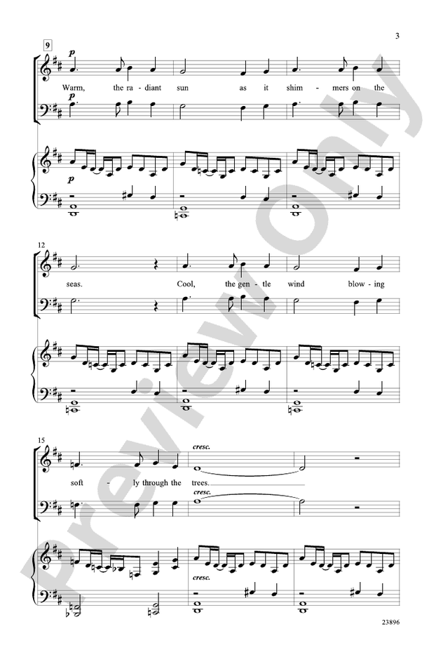 Arise (Summer Has Now Begun) – SATB Choral Octavo (Digital Download)