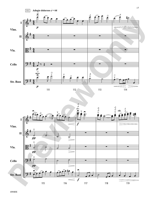Subterranean Dialogues - String Orchestra Conductor Score & Parts (Digital Download)