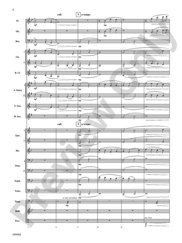 Cherished – Concert Band Conductor Score & Parts (Digital Download)