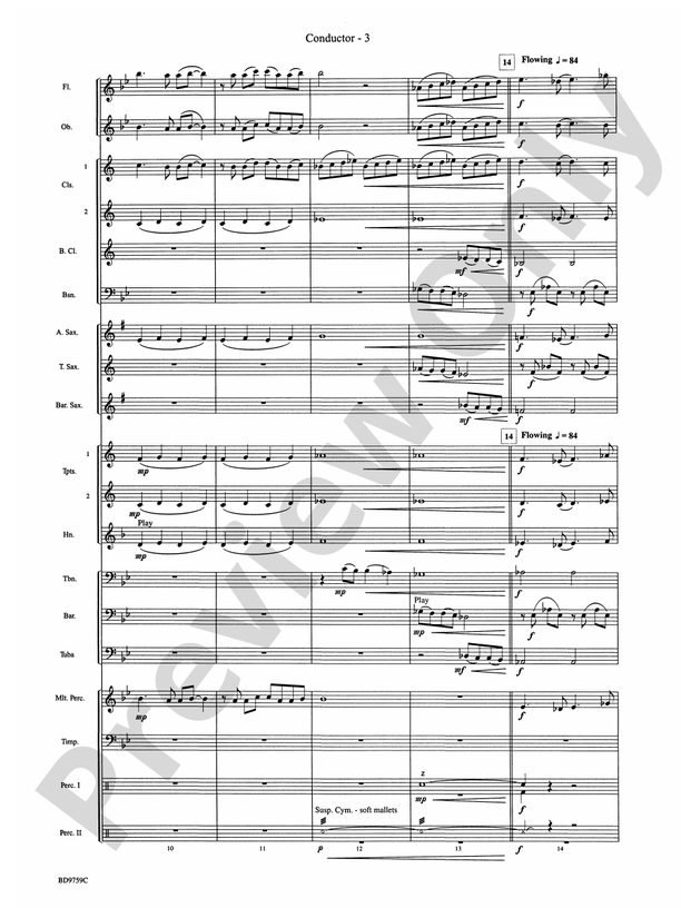 The Great River - Concert Band Conductor Score & Parts (Digital Download)