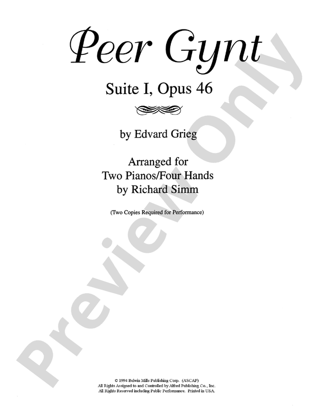 Liszt - Totentanz (Danse Macabre) - 2 Piano, 4 Hands - TWO Copies required - (Digital Download)