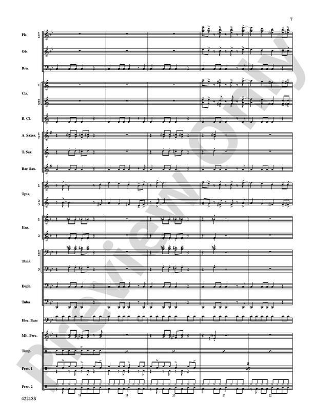 Tower of Power Greatest Hits - Concert Band Conductor Score & Parts (Digital Download)