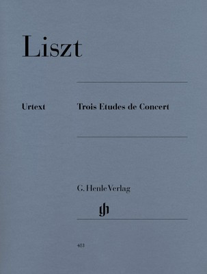 Liszt - Three Concert Etudes - Piano Solo Henle HN481 - Out of Print