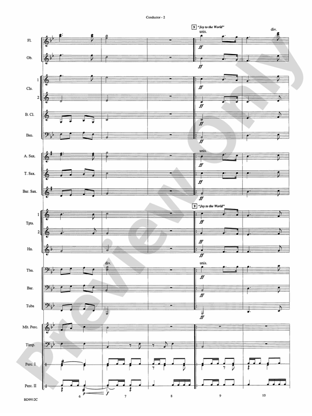 Christmas Collection - Concert Band Conductor Score & Parts (Digital Download)