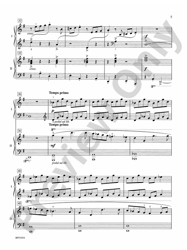 Concerto in G Major - 2 Pianos, 4 Hands (Digital Download)