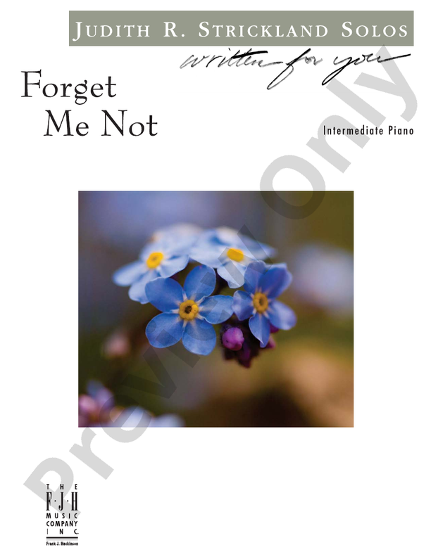 Forget Me Not - Piano (Digital Download)