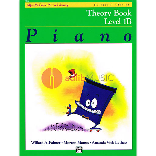 Alfred's Basic Piano Library Theory Book 1B - Piano by Palmer/Manus/Lethco Alfred Universal Edition 6492