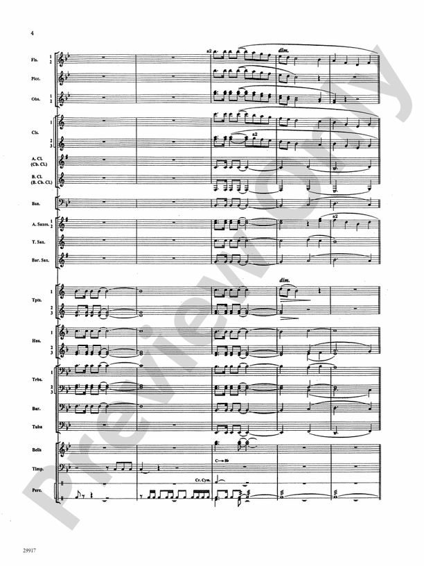 Shadow of the Condor - Concert Band Conductor Score & Parts (Digital Download)