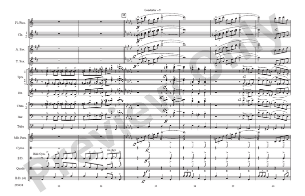Sing Sang Sung – Marching Band Conductor Score & Parts (Digital Download)