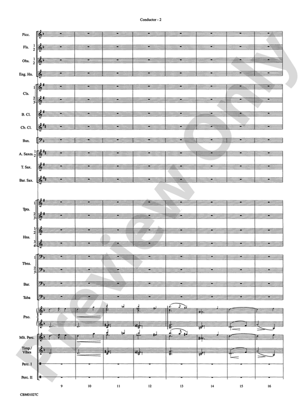 Harry Potter Symphonic Suite - Concert Band Conductor Score & Parts (Digital Download)