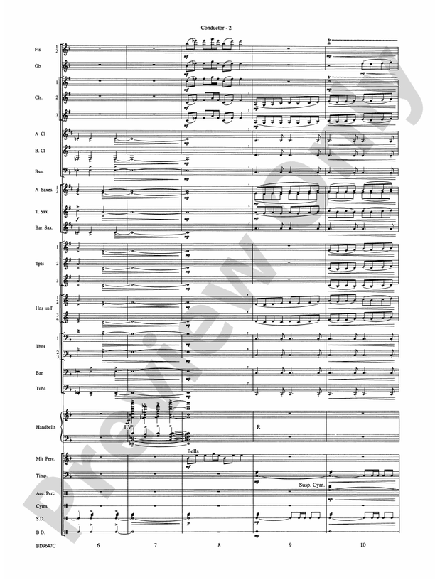 Tidings! (A Christmas Carol Fantasy) - Concert Band Conductor Score & Parts (Digital Download)