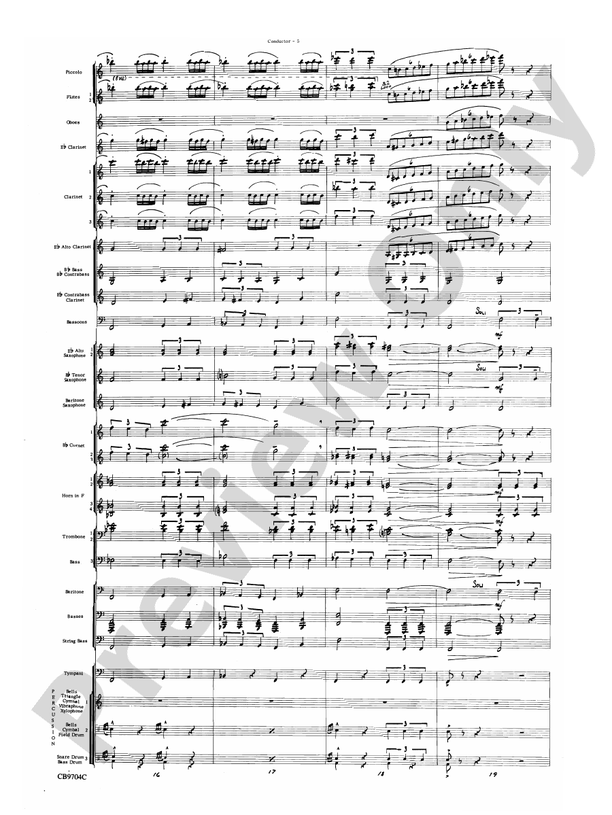 Star Wars Medley (Grade 4) - Concert Band Conductor Score & Parts (Digital Download)