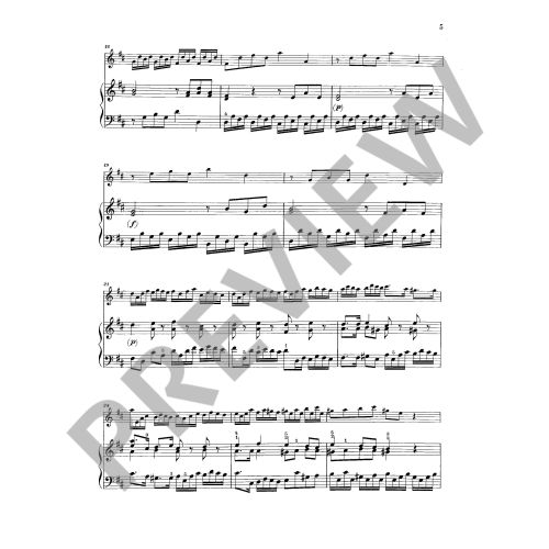 Handel - Sonata in DMaj #13 (15 Sonate da Camera) - Violin/Piano Accompaniment edited by Doflein Schott ED09187