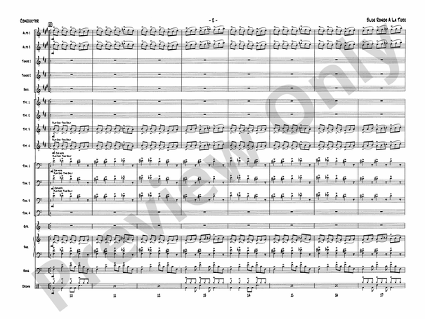 Blue Rondo a la Turk - Jazz Ensemble Conductor Score & Parts (Digital Download)