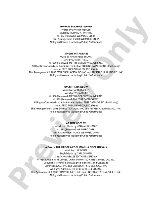 Salute to the Cinema - Concert Band Conductor Score & Parts (Digital Download)