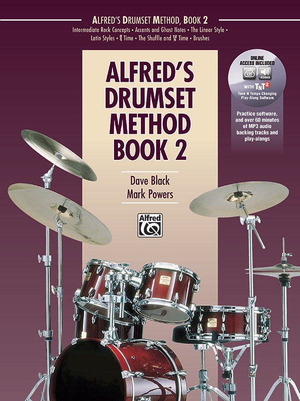 Alfreds Drumset Method Book 2 Bk/CD