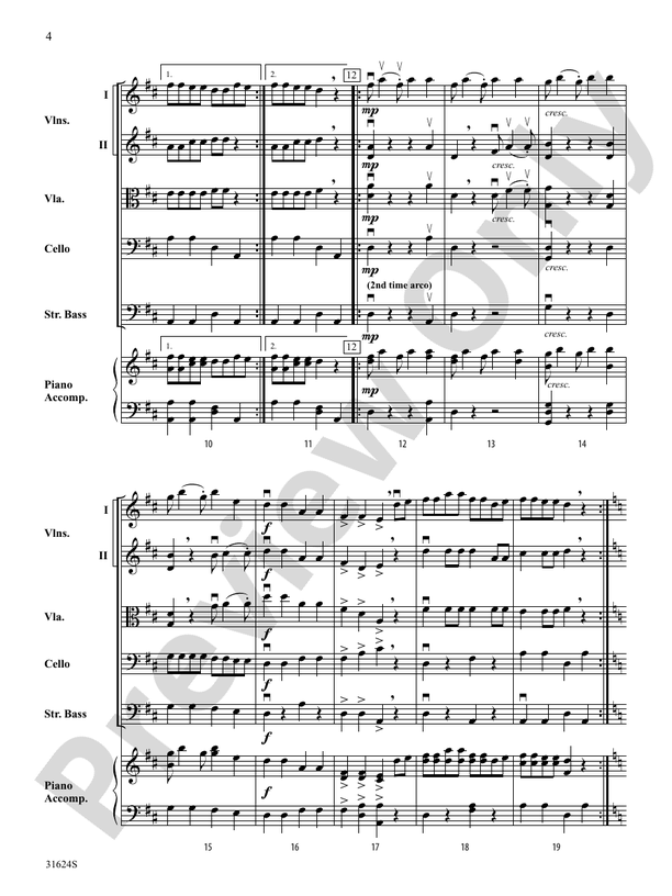 Fowl Fiddles – String Orchestra Conductor Score & Parts (Digital Download)