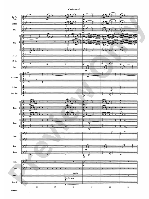 Chesapeake - Concert Band Conductor Score & Parts (Digital Download)