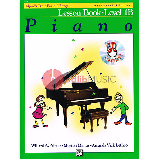 Alfred's Basic Piano Library Lesson Book 1B - Piano/CD by Lethco/Manus/Palmer Alfred Universal Edition 6490