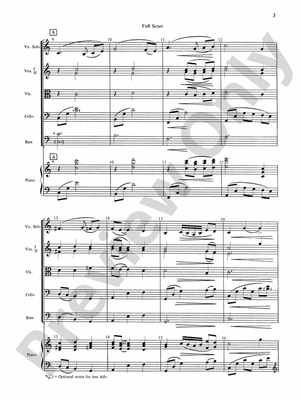 Canzonetta e Ballo (solo violin and string orchestra) – String Orchestra Conductor Score & Parts (Digital Download)