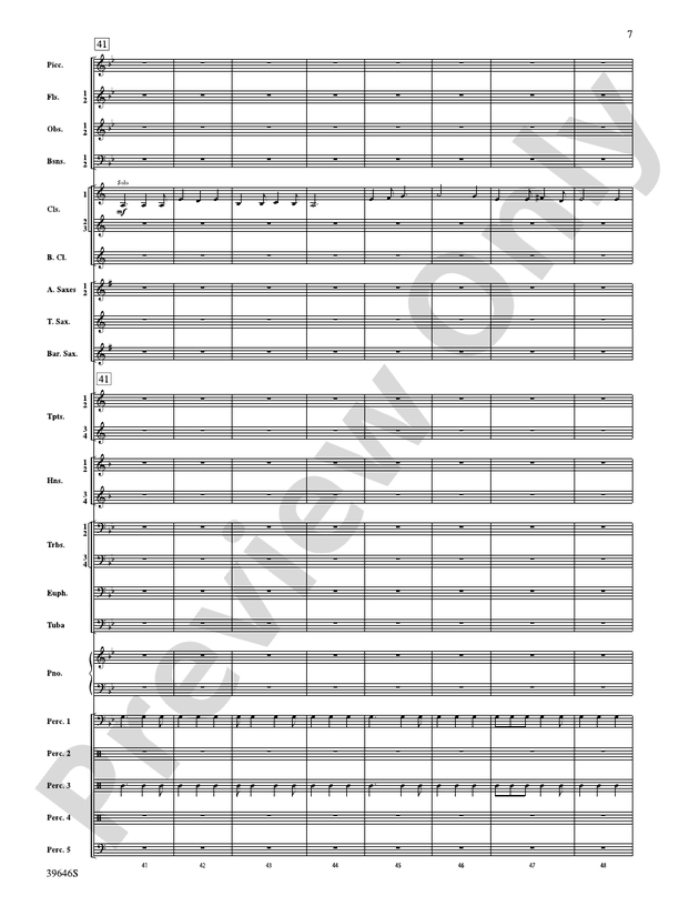 Scarborough Fair (Grade 4) - Concert Band Conductor Score & Parts (Digital Download)