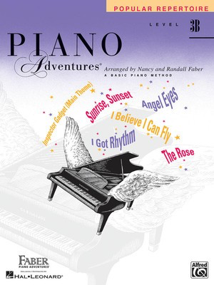 Piano Adventures Level 3B Popular Repertoire Book - Piano by Faber/Faber Hal Leonard 420241
