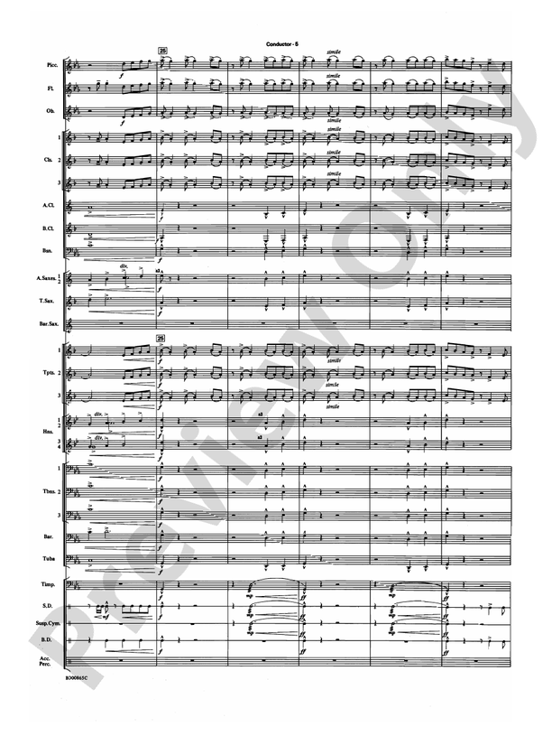 Encounters - Concert Band Conductor Score & Parts (Digital Download)