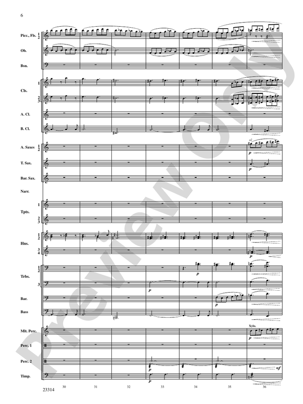 Aesop's Fables - Concert Band Conductor Score & Parts (Digital Download)